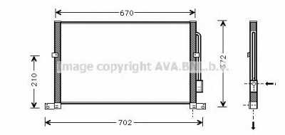 AVA QUALITY COOLING fd5302 -  Конденсатор, кондиционер
